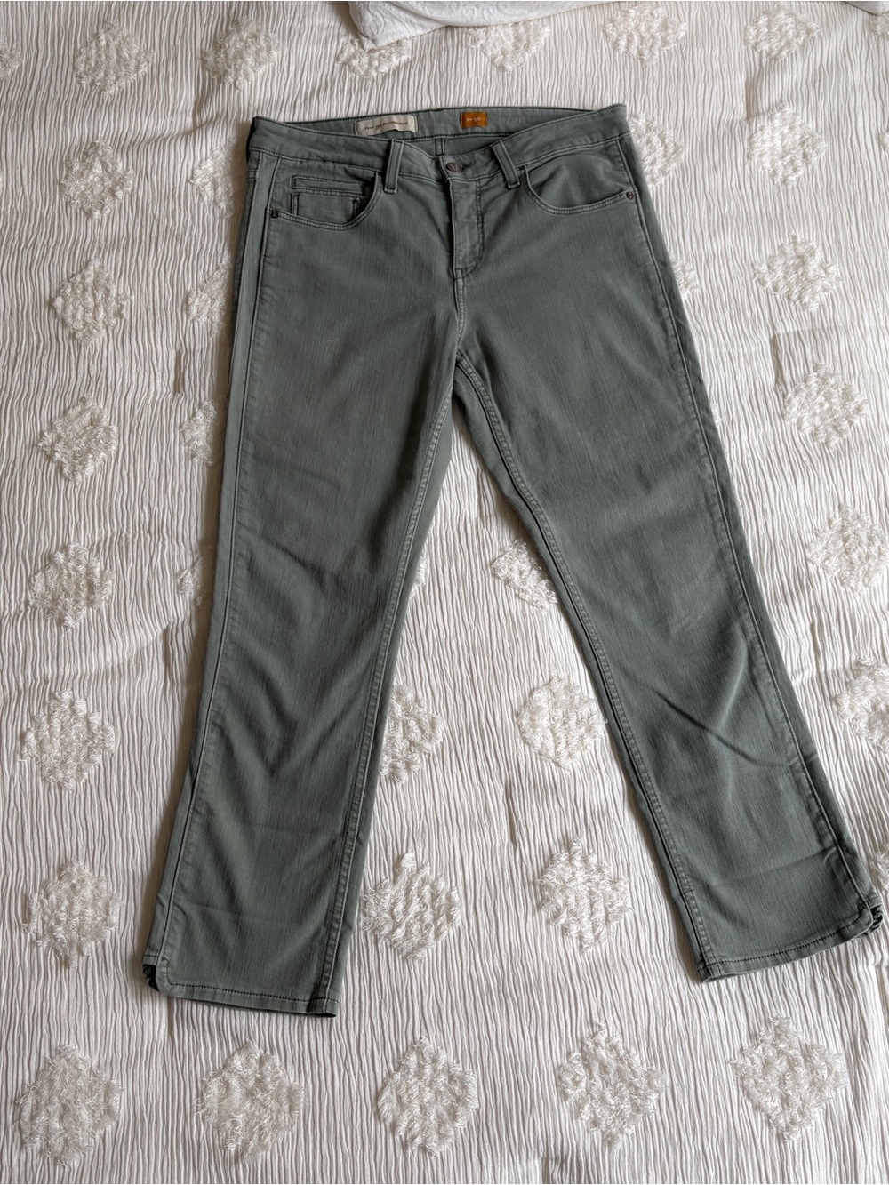 Pilcro and the Letterpress Gray Ankle Skinny Jeans Size 30 Anthropologie Stretch